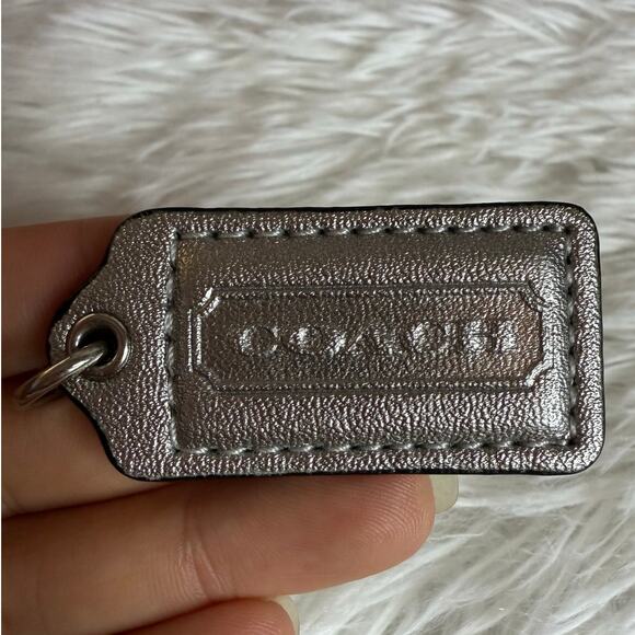 1.5" COACH  Fob Bag Charm Hang tag Hangtag - Picture 1 of 2